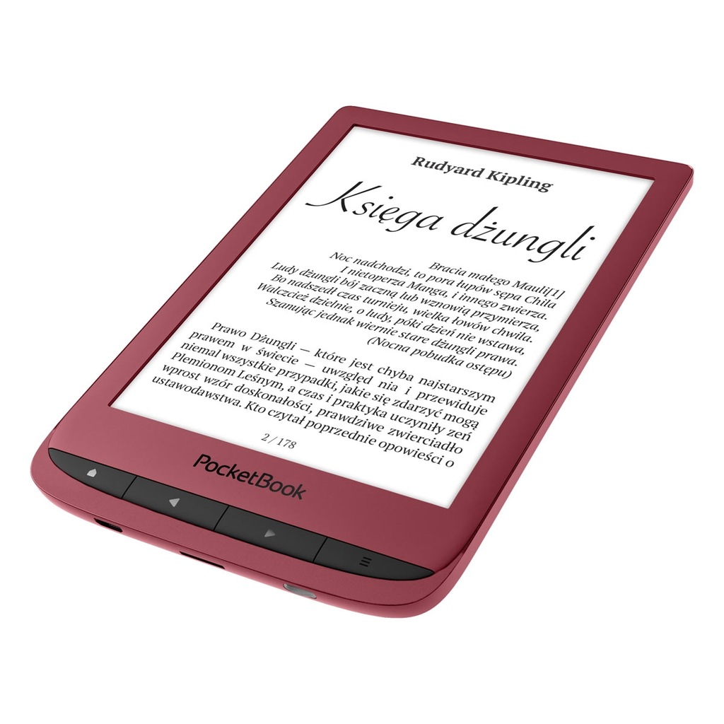 Купить Ридер PocketBook 628 Touch Lux 5, красный: отзывы, фото и ...