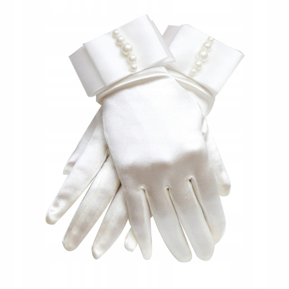 1 para unikalne rękawiczki ślubne dla kobiet panie