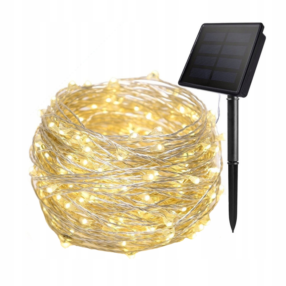 2 sztuk Piękny Outdoor Solar Energy String Light