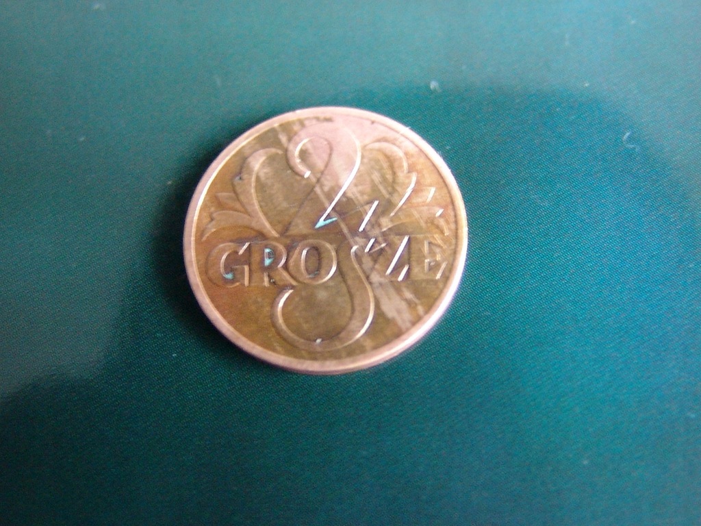 2 grosze 1938r Piekna