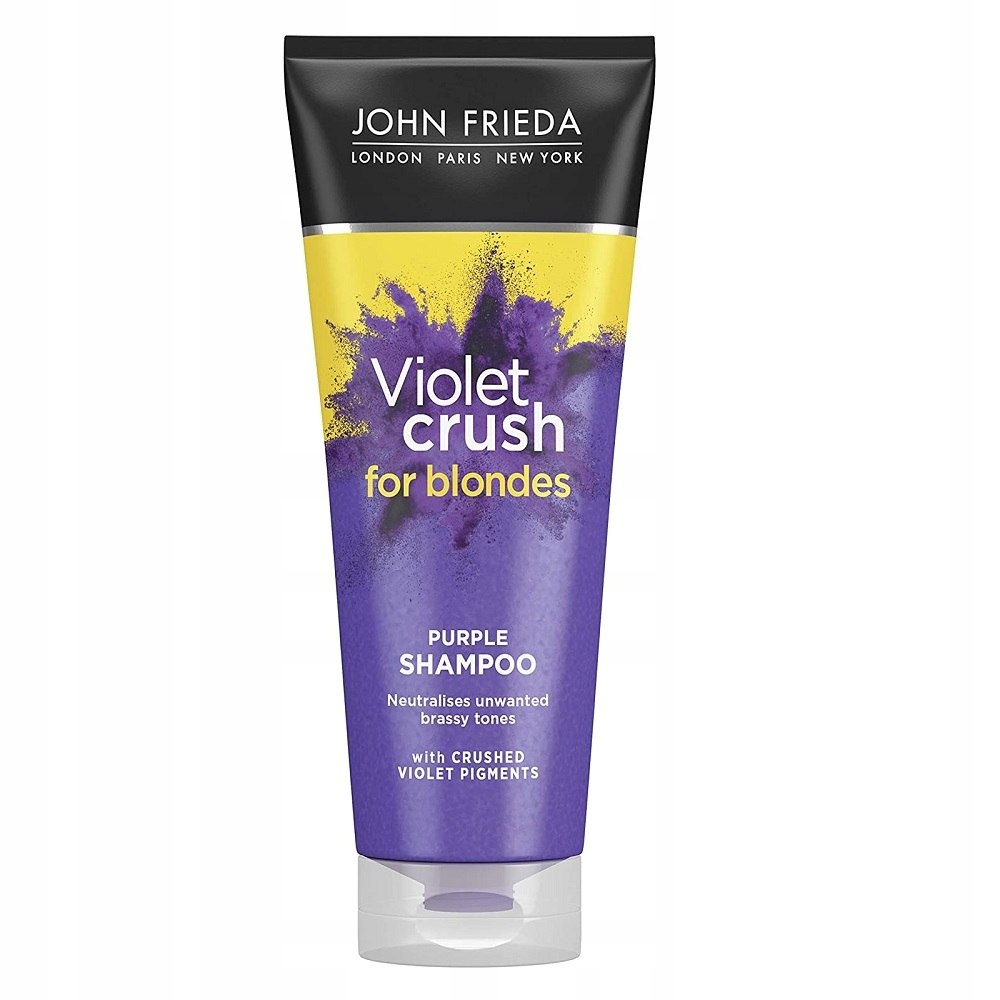 John Frieda Sheer Blonde Violet Crush szampon neutralizujący żółty odcień w