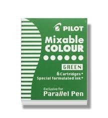 PILOT NABOJE PARALLEL KALIGRAFIA ZIELONE