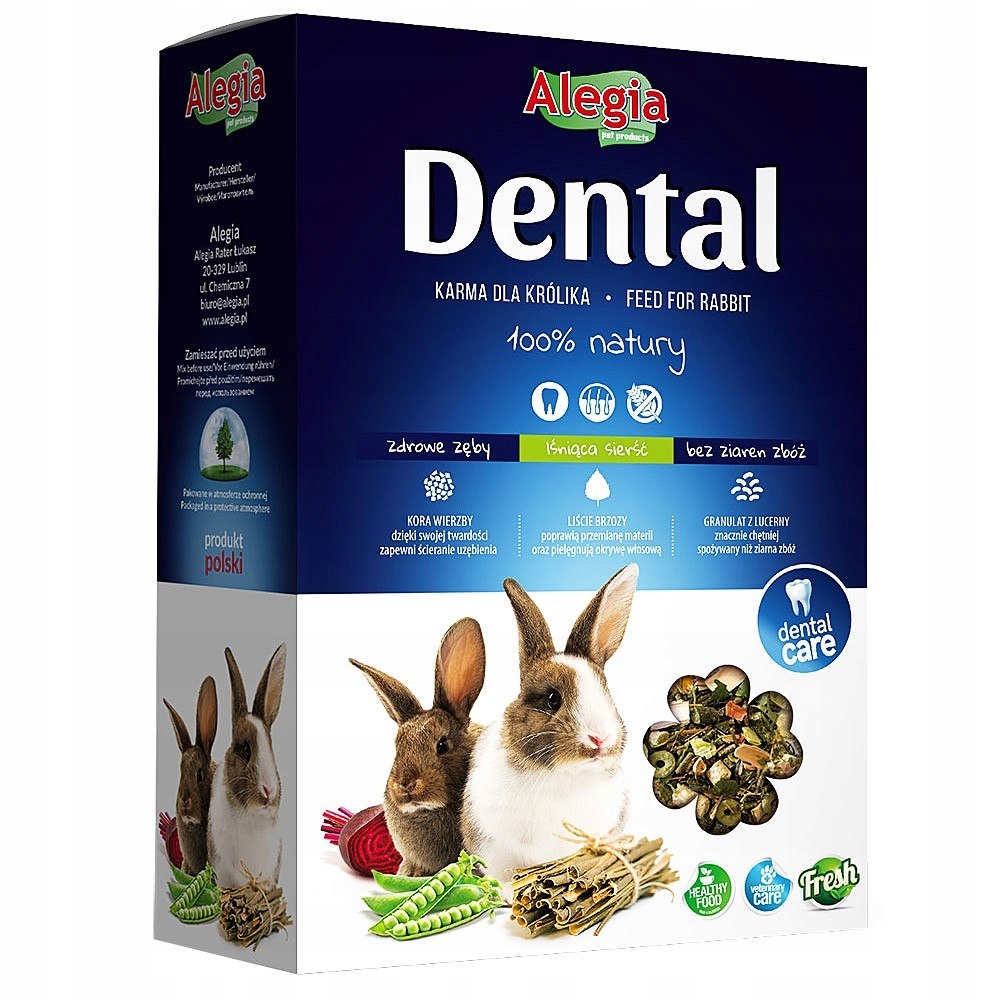 Alegia Dental królik - kompletna dieta dla królika