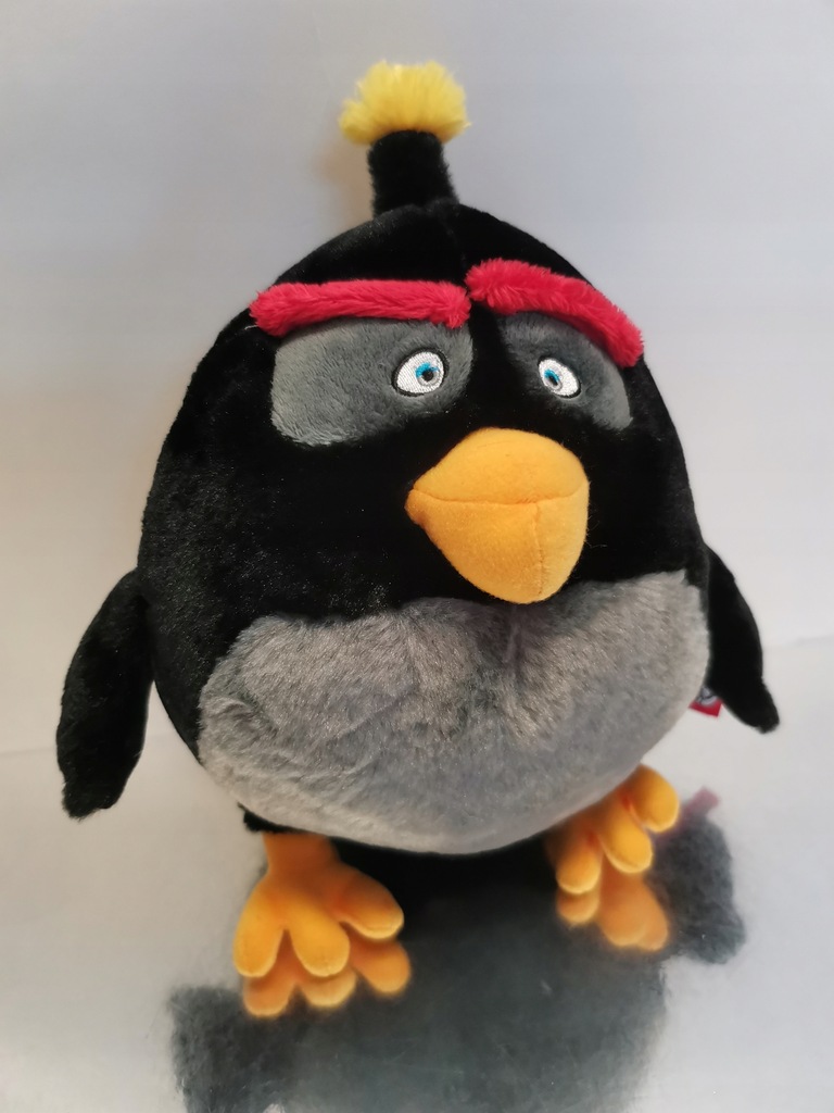 Angry Birds Bomba czarny ptak 28cm maskotka