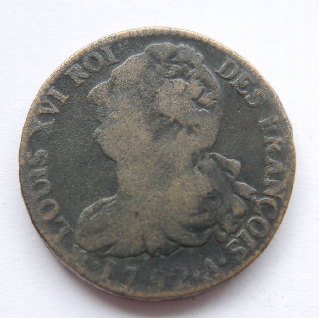 FRANCJA 2 SOLS 1792 A PARYŻ