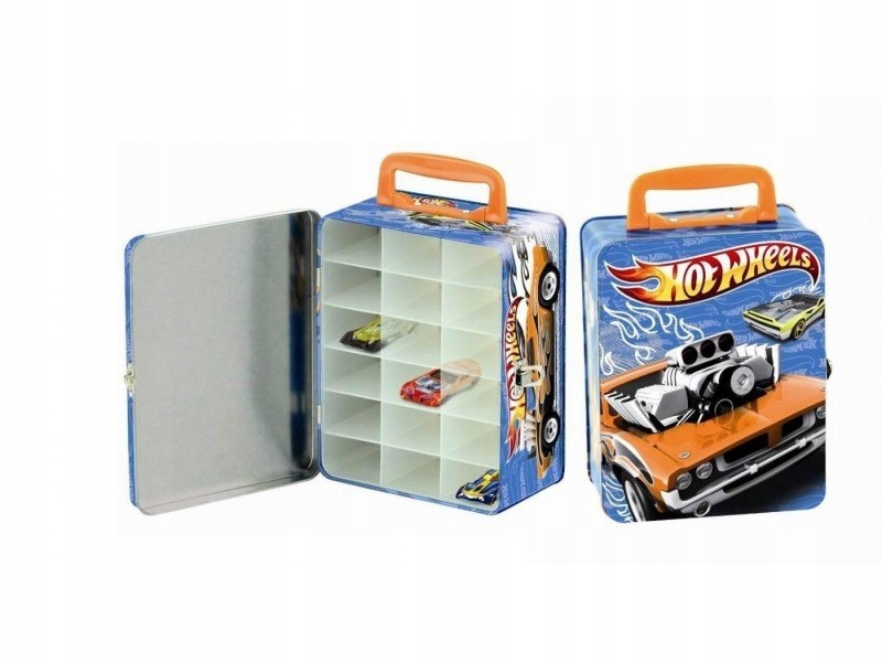 Puszka do przechowywania aut Hot wheels walizka