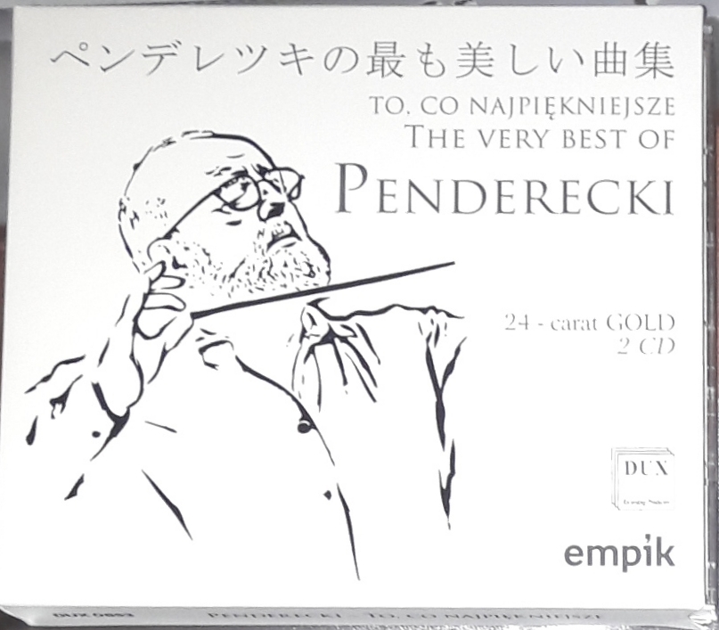 KRZYSZTOF PENDERECKI -AUTOGRAF! THE VERY BEST OF