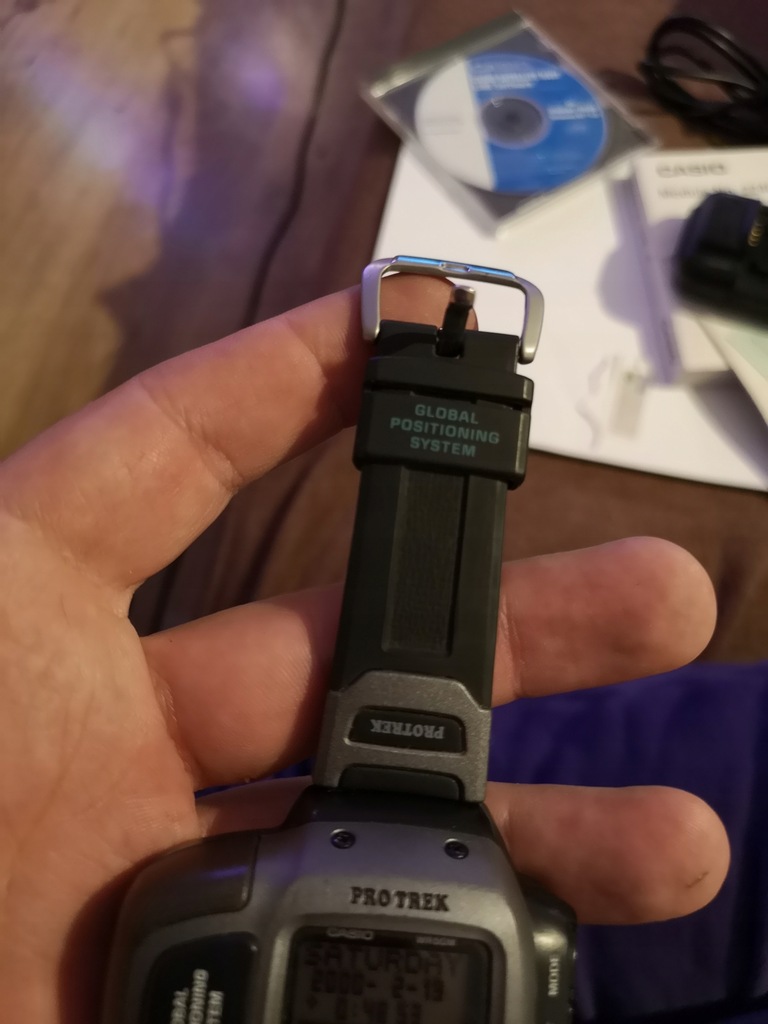 CASIO PROTREK PRT-2GPグレー ZEGAREK CASIO GPS PROTREK PRT-2GP UNIKAT KOMPLET