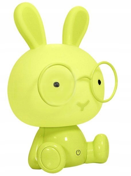 Lampa nocna GREEN RABBIT LED dekoracyjna dziecięca