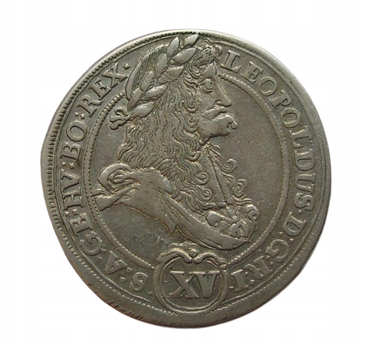 15 Krajcarów 1694r. -Węgry - Leopold I (1658-1705)