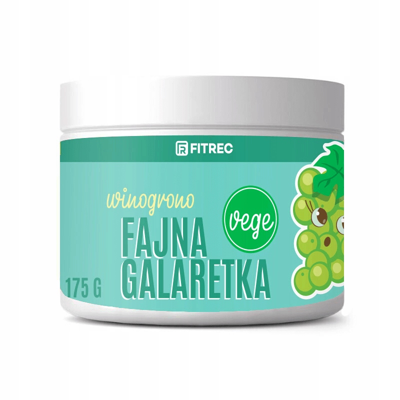 FitRec Fajna Galaretka Vege Winogrono 175g