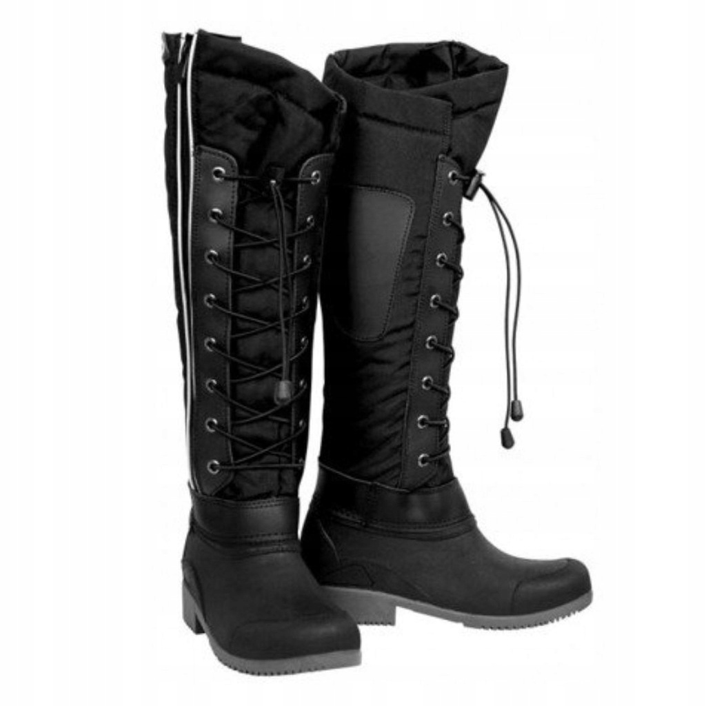 YORK TERMOBUTY BUTY ZIMOWE JEŹDZIECKIE OCIEPLANE CZARNE CALGARY R. 38