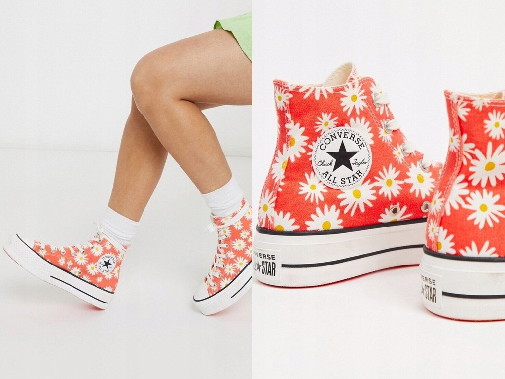 Converse Chuck Taylor Trampki w Stokrotki 38
