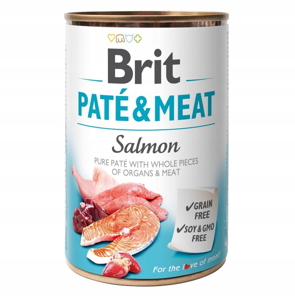 Brit Pate & Meat Salmon 800g ŁOSOŚ
