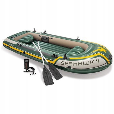 Intex Seahawk 4 boat set Green, 351 x 145 x 48 cm