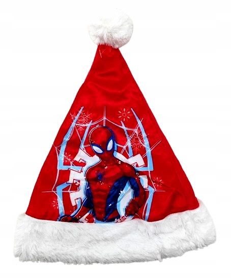 Świąteczna czapka Świętego mikołaja - Marvel Spider-Man. MIKOŁAJKI