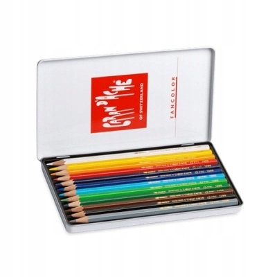 Kredki akwarelowe Caran d’Ache Fancolor 12 sztuk