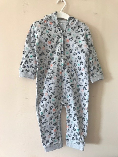 F&F hm PAJACYK ONESIE mickey DRES 24 mce 2 lat