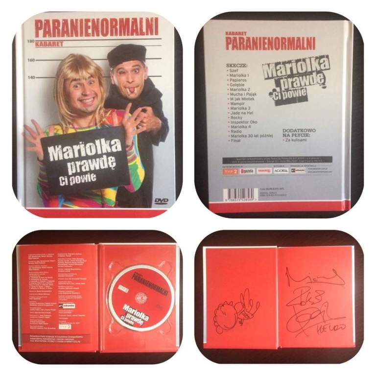 Płyta z autografem Paranienormalni