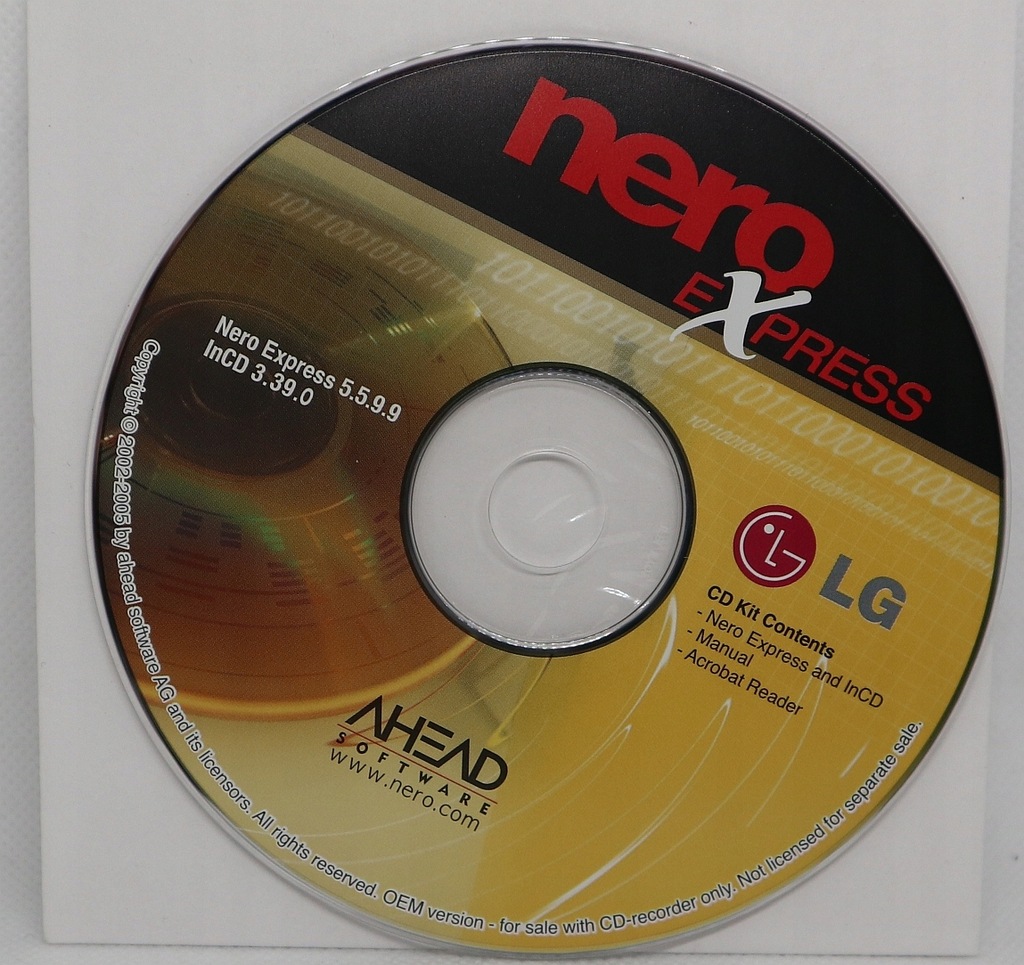 Nero Express LG CD