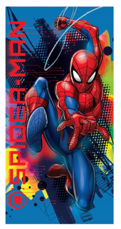 Ręcznik dziecięcy Spiderman 70x137 Pająk Mikrofibra