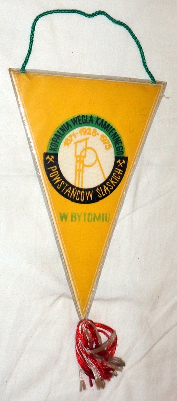 Kopalnia Węgla Kamiennego w Bytomiu - proporczyk.