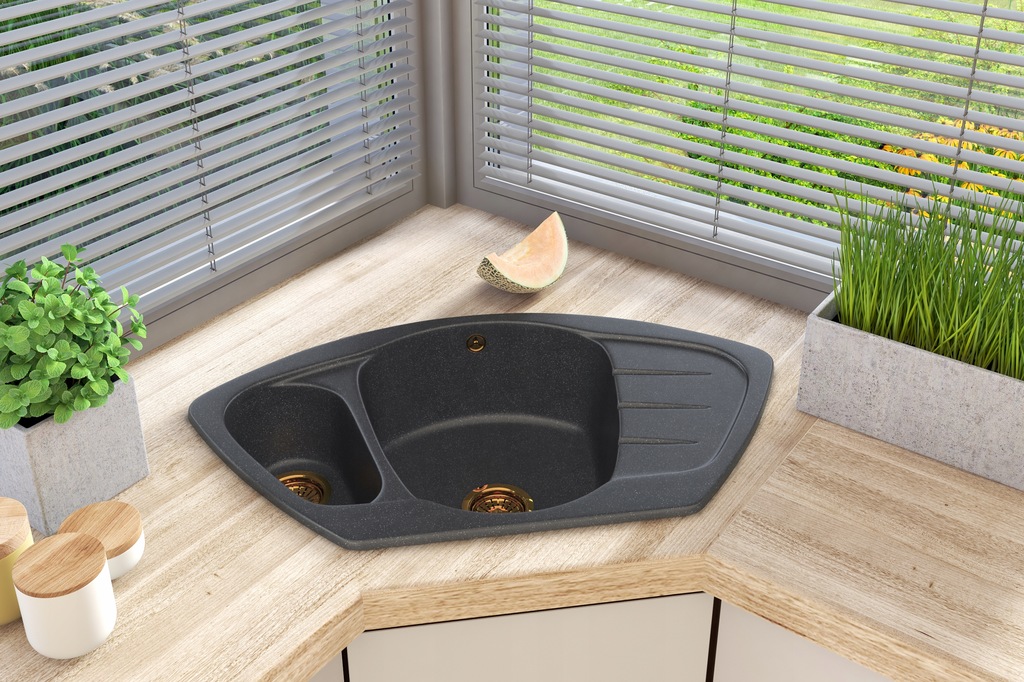 Купить ГРАНИТНАЯ РАКОВИНА УГЛОВАЯ ГРАНИТНЫЙ СИФОН CLICK IMPREGNATE ...