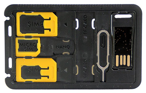 Adapter NANO MICRO SIM Iphone 5 Ipad HTC 4w1 + KEY