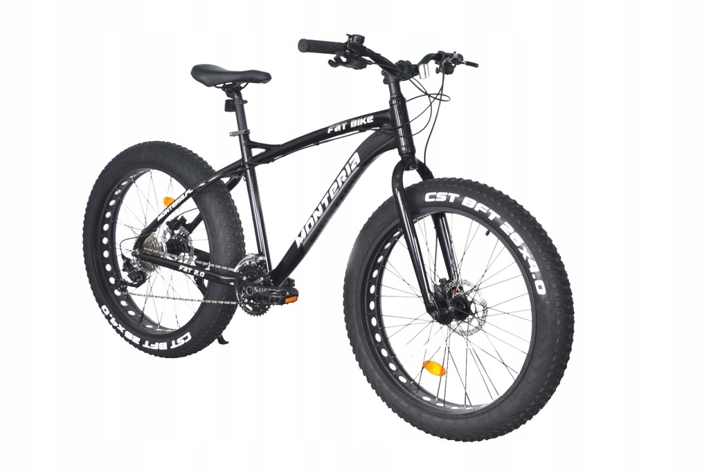 Monteria Fat Bike 2.0 Czarny 26"x4.0 19"