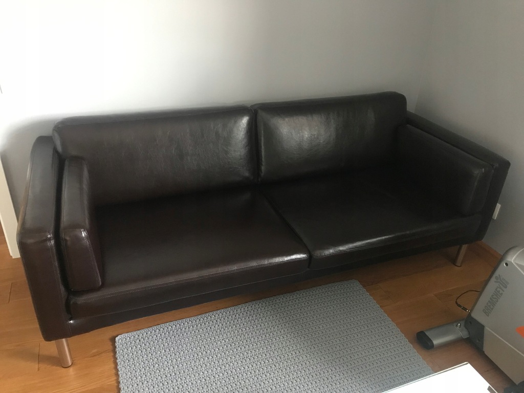 Sofa Skorzana Ikea Sater 7902381475 Oficjalne Archiwum Allegro