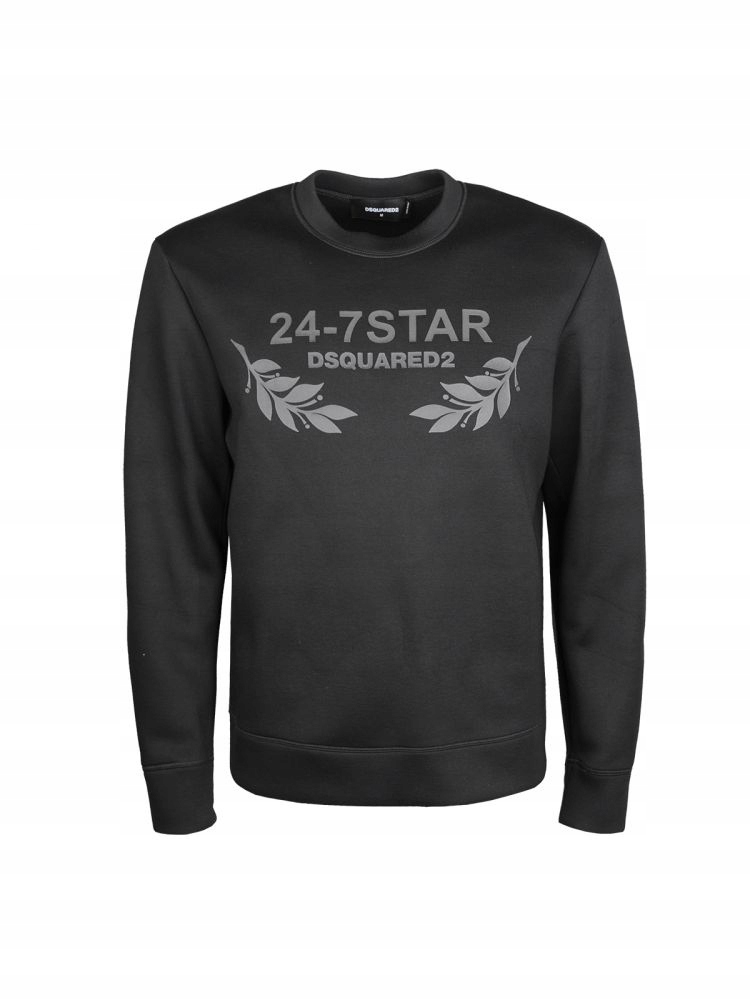 DSQUARED2 BLUZA C-NECK Z NAPISEM 3D XL -34%