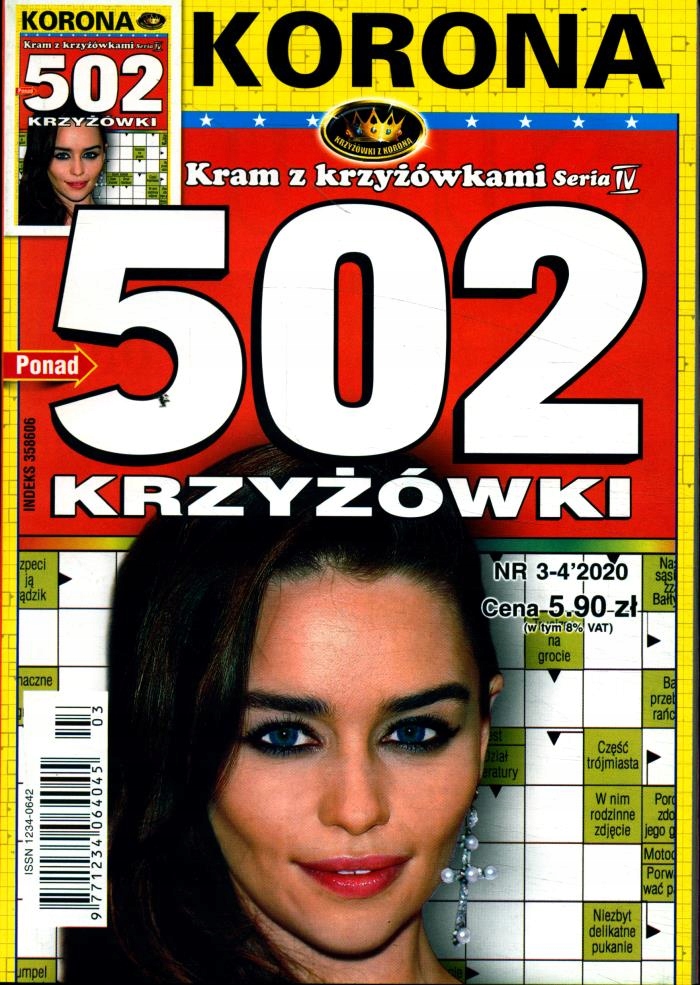 502 KRZYŻÓWKI nr 3-4/20 Kram z Krzyżówkami KORONA