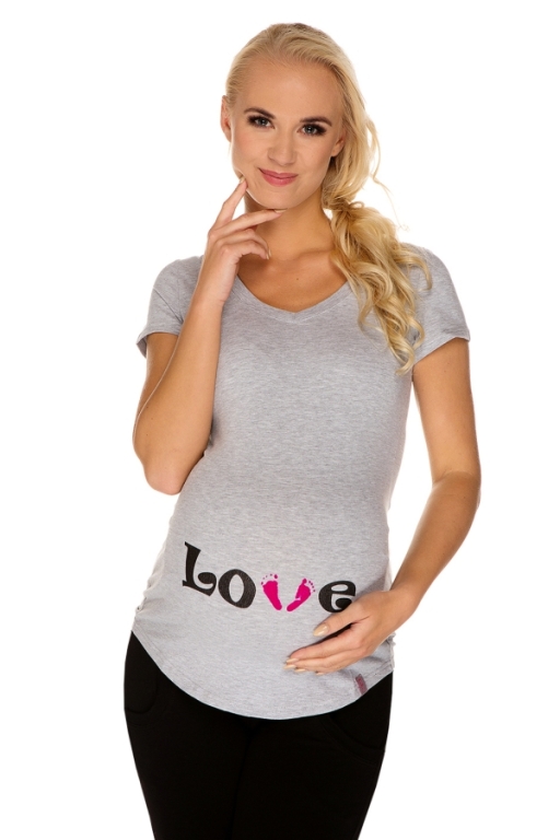 My Tummy T-shirt ciążowy koszulka dla mamy LOVE