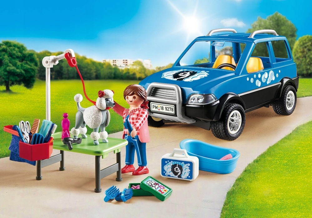 Mobilny Salon Dla Psow Fryzjer Psy Playmobil 9278 7796529557 Oficjalne Archiwum Allegro