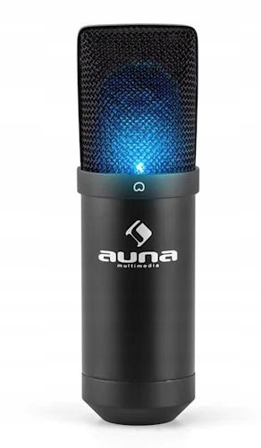 Mikrofon pojemnościowy wokalowy Auna Pro MIC-900B-LED