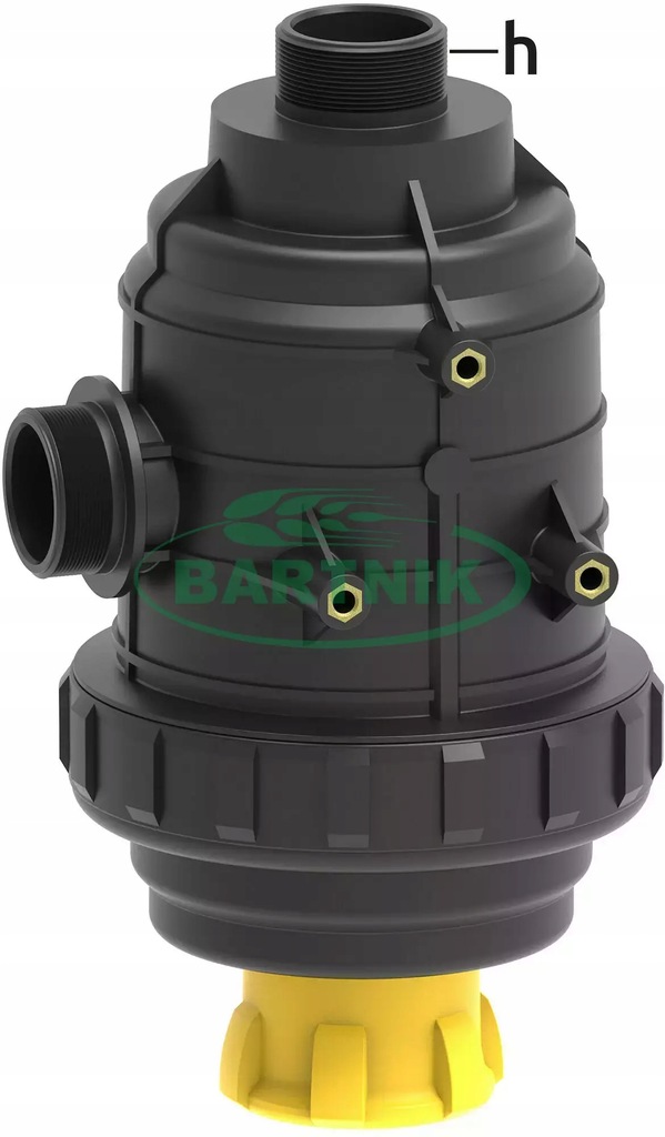 Filtr ssący 1 1/2" z zaworem 160-220l/min 50 mesh