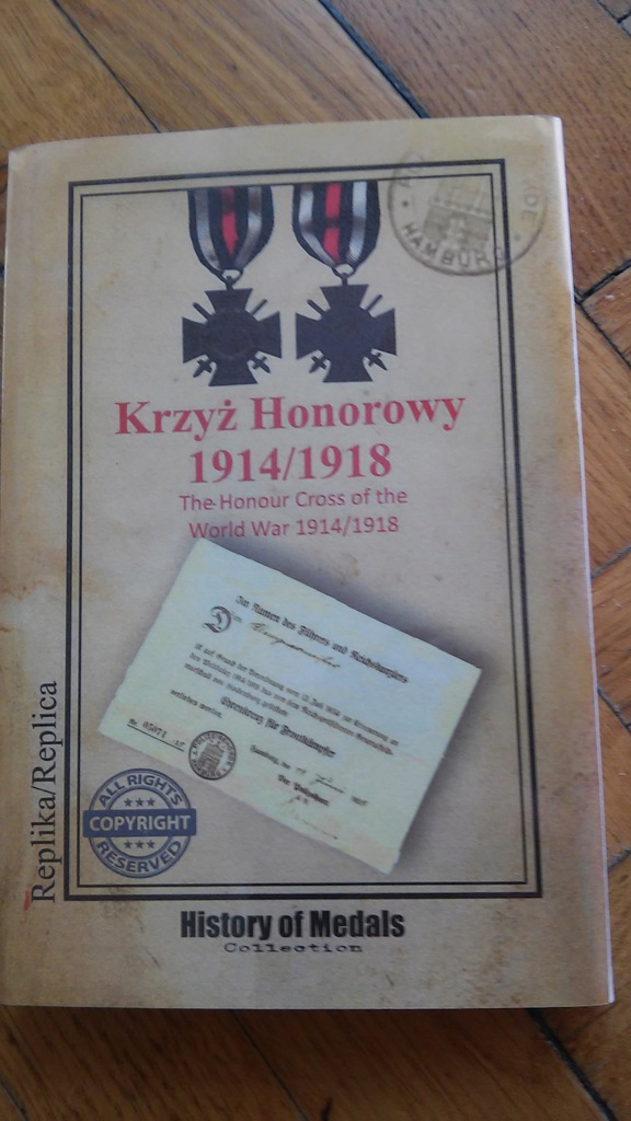 Krzyż Honoru 1914/1918 W ETUI i RAMCE HIT !!!