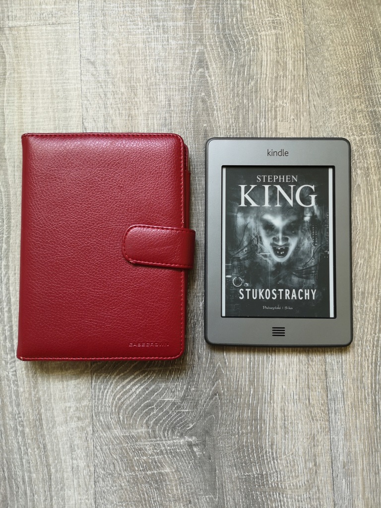 Amazon Kindle Touch POLSKIE MENU bez reklam + ETUI