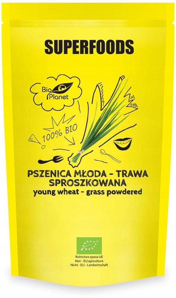 PSZENICA MŁODA - TRAWA SPROSZKOWANA BIO 150 g BIO