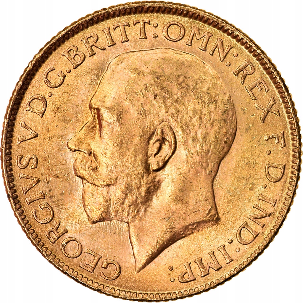 Moneta, INDIE BRYTYJSKIE, George V, Sovereign, 191