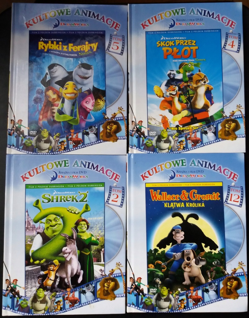 SHREK 2 RYBKI Z FERAJNY + zestaw 4 DVD