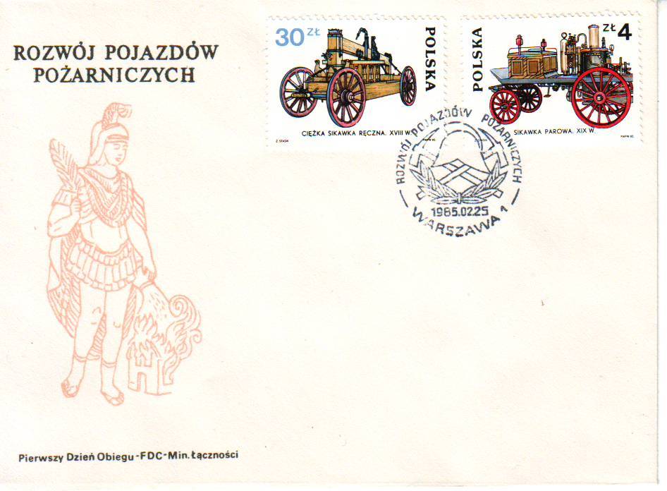 1985 ROZWÓJ POJAZDÓW POŻARNICZYCH