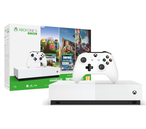 Купить Xbox One S 1 ТБ цифровой +Minecraft+SoT+Fortnite: отзывы, фото, характеристики в интерне-магазине Aredi.ru