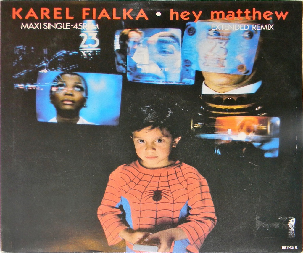 Karel Fialka - Hey Matthew 1987 MAXI 12''