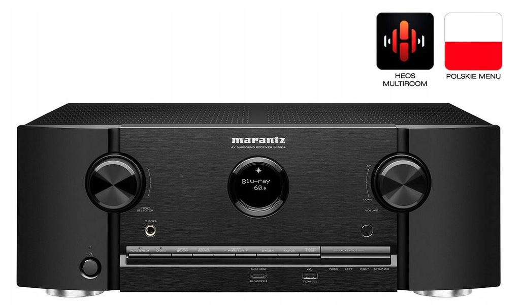 Купить MARANTZ SR5014 7.2 BT USB Wi-Fi 2 ЗОНЫ 4K БЕСПЛАТНО: отзывы, фото, характеристики в интерне-магазине Aredi.ru