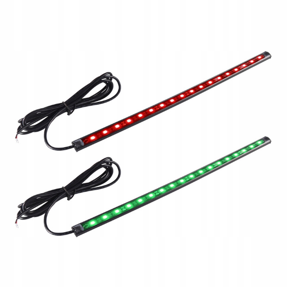 YACHT NAVIGATION LAMP LED LIGHT BAR SIGNAL LIGHTS WARNING 2 PCS