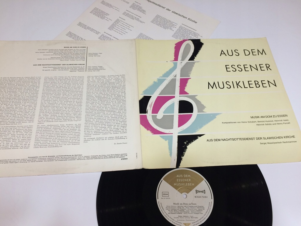 MUSIK AM DOM ZU ESSEN ///GER. LP EX 1634