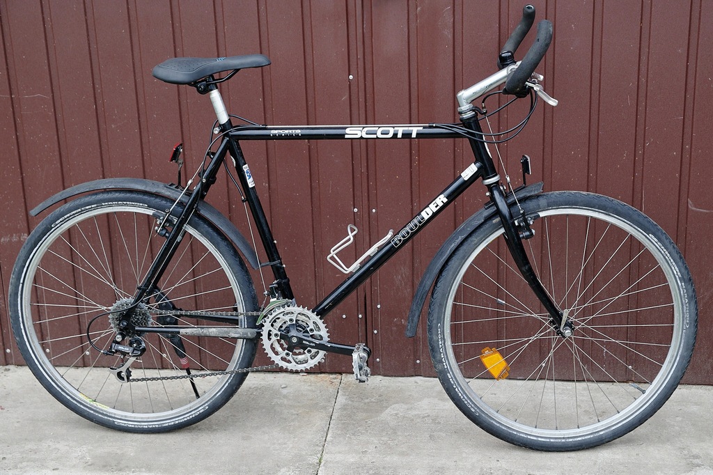 SCOTT BOULDER rower retro MTB SHIMANO DEORE LX black MAVIC Okazja ~ 20.5`