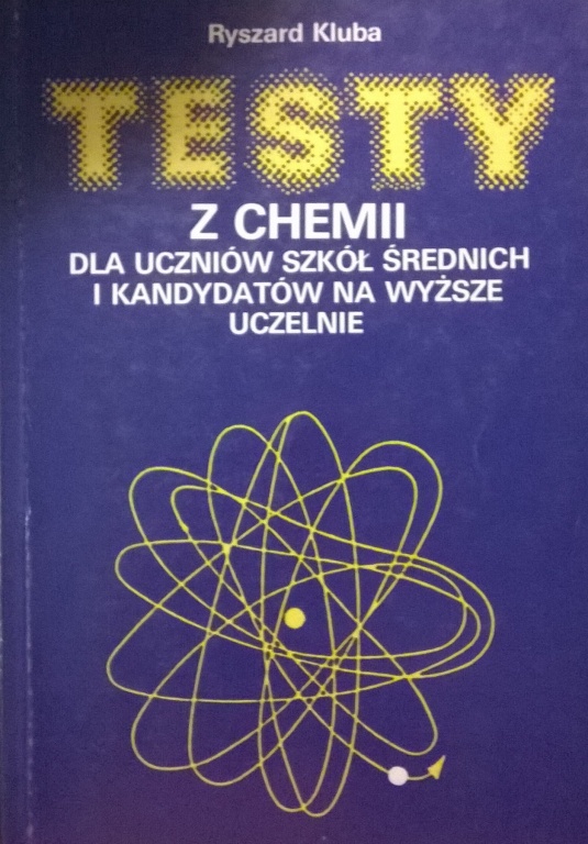 testy z chemii  kluba średnich szkół wyższe uczel