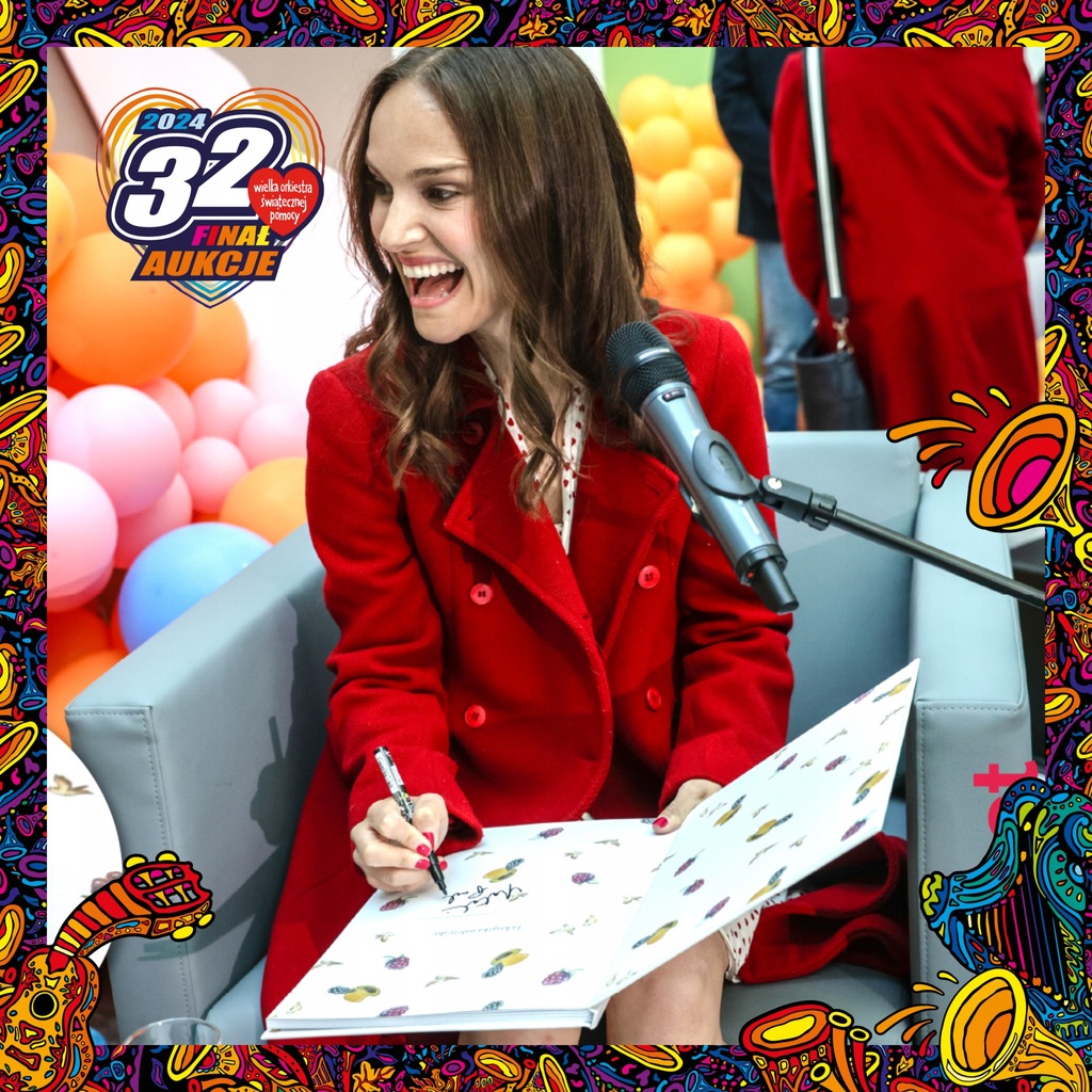 IMPACT dla WOŚP: "Bajki" Natalii Portman z jej autografem